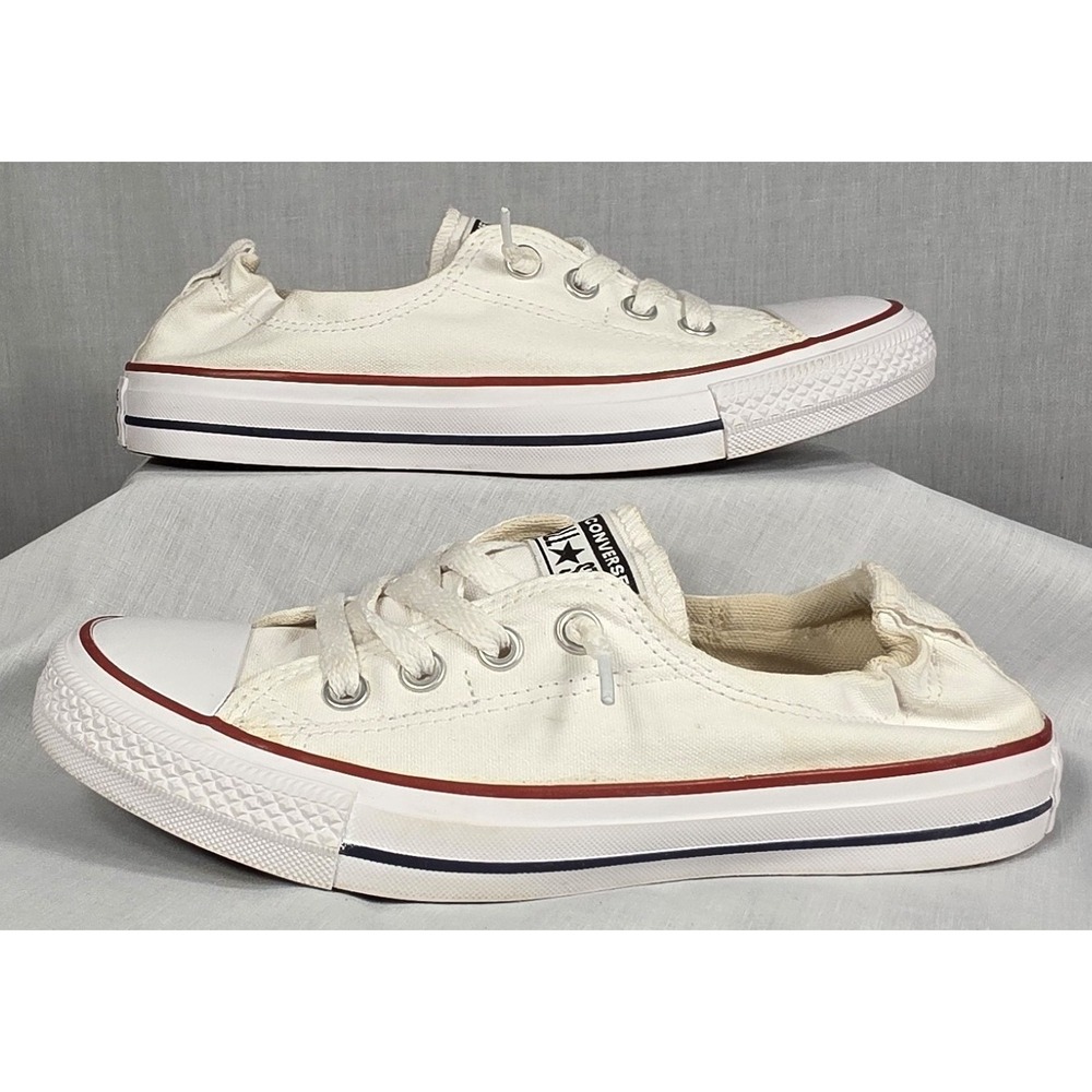 Converse Chuck Taylor All Star Shoreline White Slip-On Sneakers Women's 8 - Picture 6 of 11